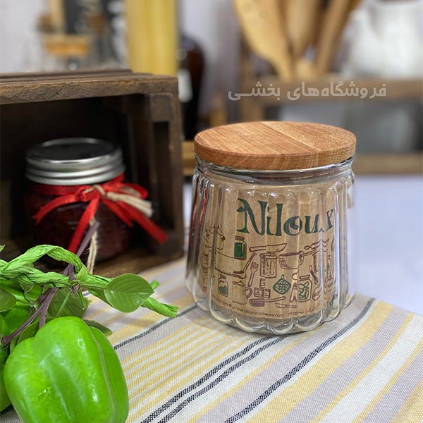 بانکه مدل رومی درب چوبی سایز 4 نیلوفر