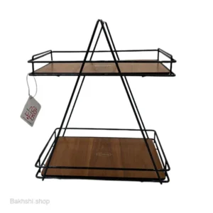 استند پذیرایی مدل کف چوبی 2 طبقه سایز 30