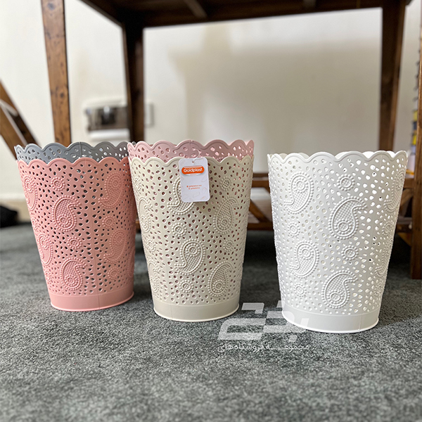 سطل گرد ترمه سایز 4 گلد