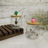 تصویر کوچک لیوان پیرکس مدل درب چوبی کاکتوس