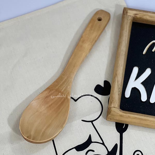 قاشق آجیل خوری چوبی ساده