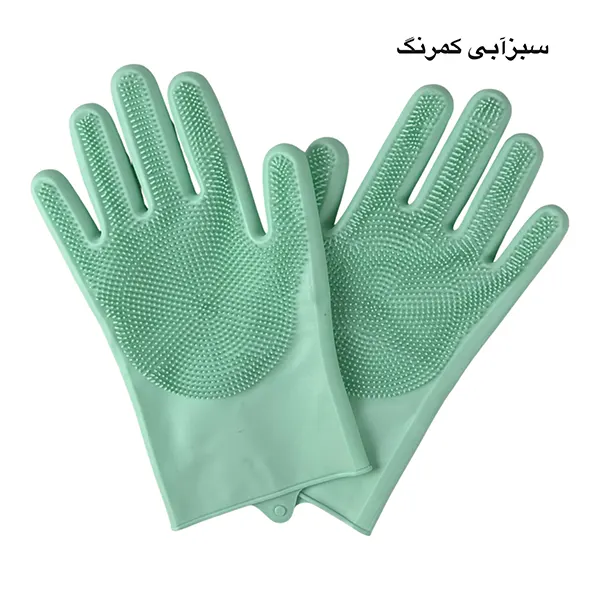 دستکش پلاستیکی مدل پرزدار