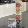 تصویر کوچک قوطي طرح بشکه شفاف 400CC آريسام