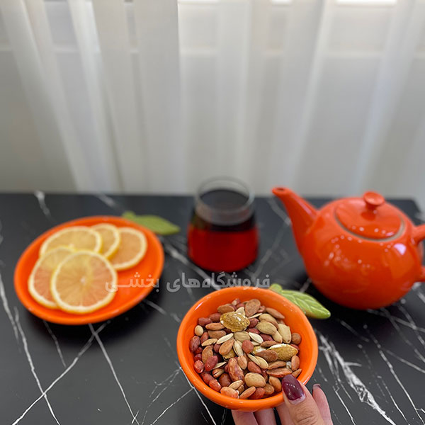 ظرف میوه ای پرتقال سرامیکی مدل گود