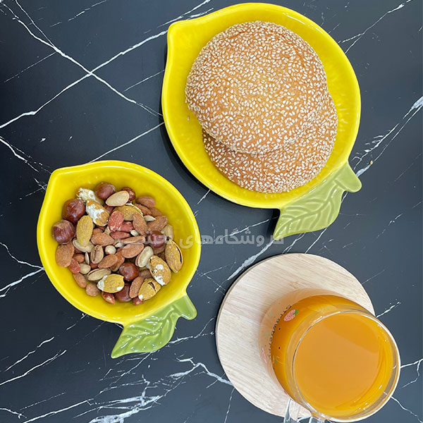 ظرف میوه ای لیمو سرامیکی مدل گود