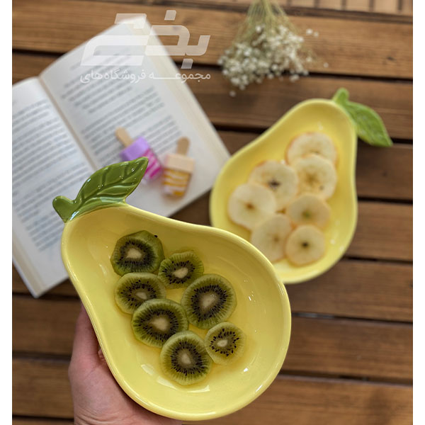 ظرف میوه ای گلابی سرامیکی مدل گود