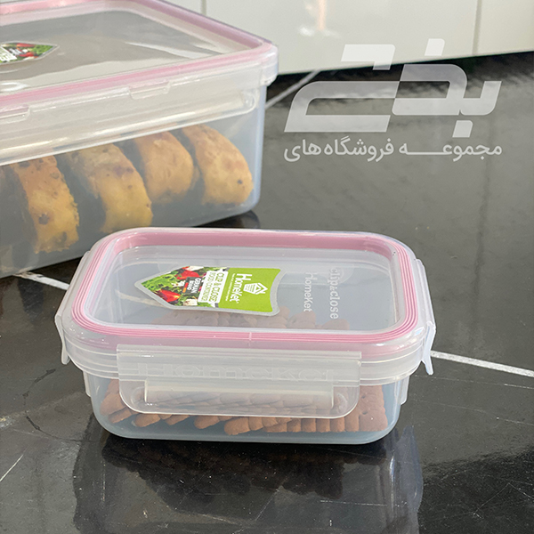 ظرف فريزری مستطيل 340 میل هومکت