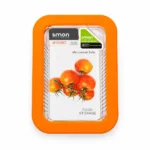 تصویر کوچک ظرف نگهدارنده شیشه ای شیاردار لیمون 450 میلی لیتر
