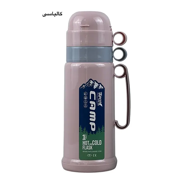 فلاسک چای کمپ 1 لیتر ، 2 لیوان تاپکو