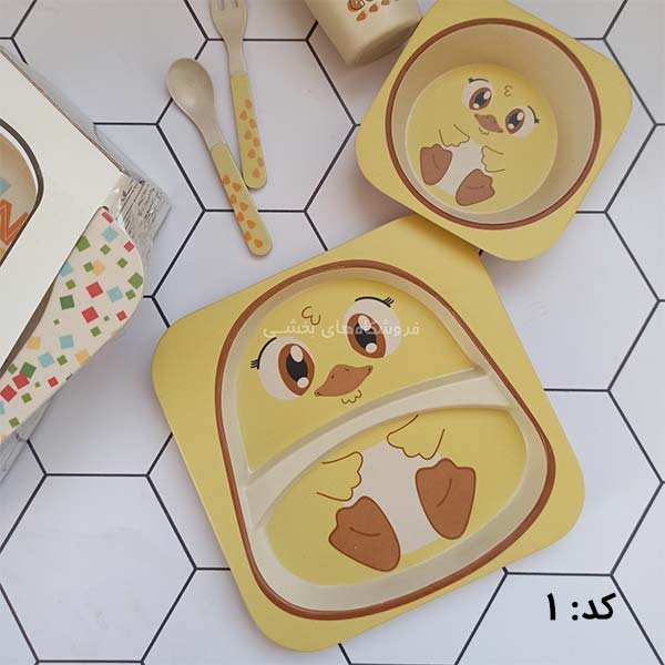 ظرف غذا کودک بامبو