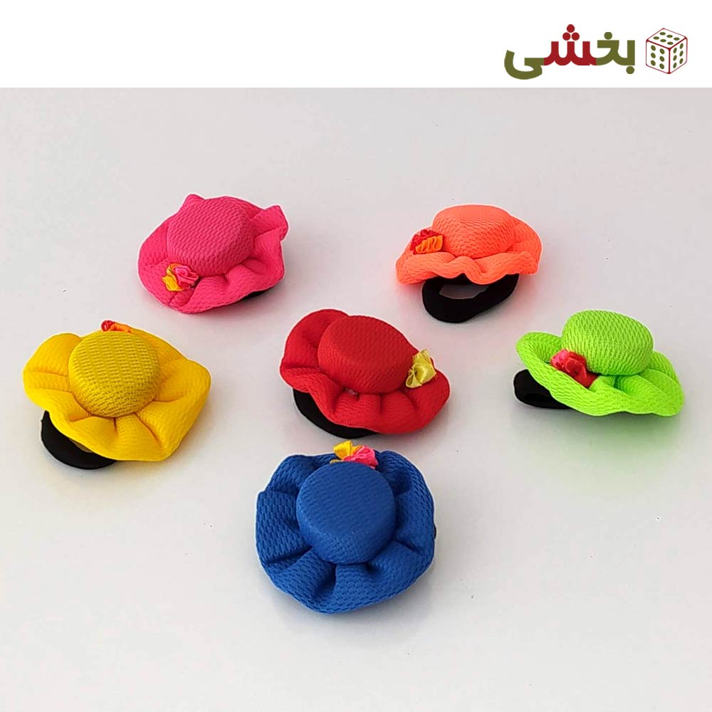 کش مو دخترانه طرح کلاه