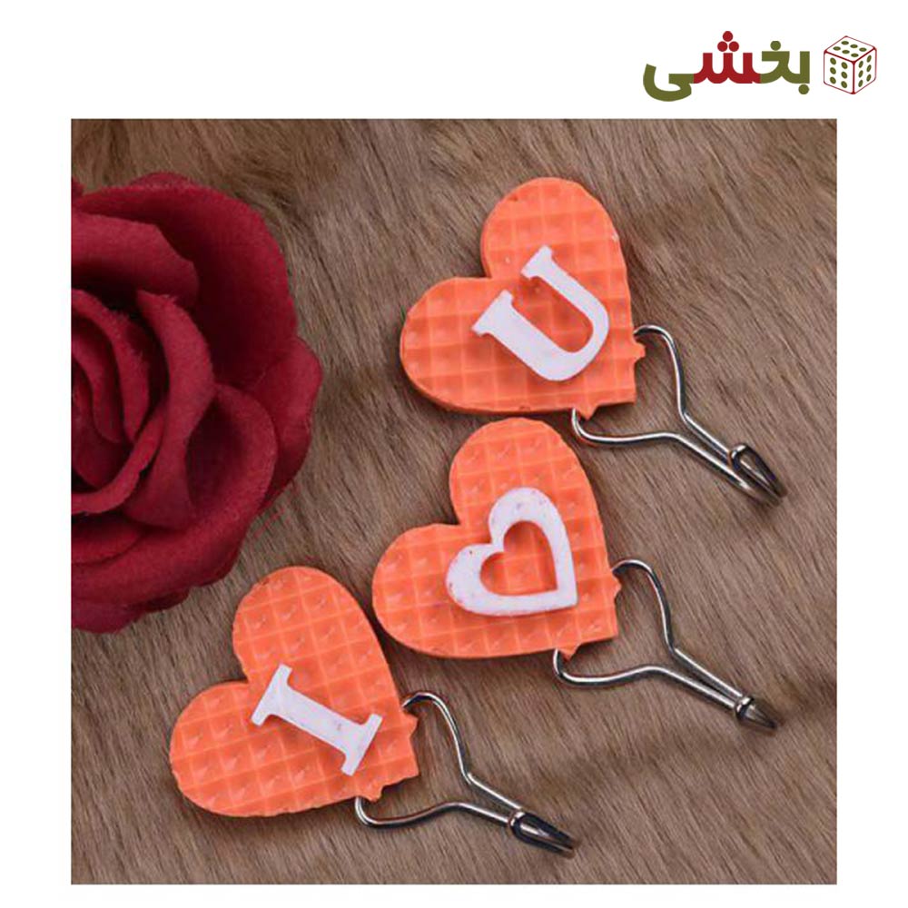 گیره قلب 3 عددی رویا