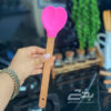 تصویر کوچک کفگیر سیلیکونی اوستایل طرح قلب