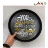 تصویر کوچک سینی گرد طرح کافی شاپ