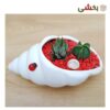 تصویر کوچک میوه خوری سرامیکی مدل حلزون