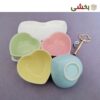 تصویر کوچک اردو خوری طرح قلب 4 عددی