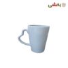 تصویر کوچک ماگ دسته قلبی مدل شیپوری