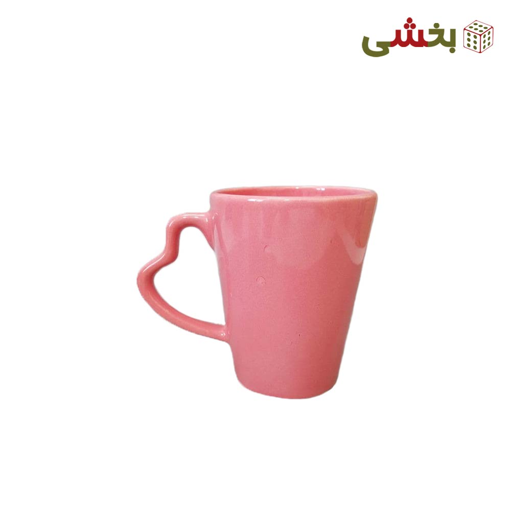 ماگ دسته قلبی مدل شیپوری