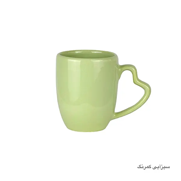 ماگ سرامیکی دسته قلبی