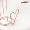 تصویر کوچک پایه رول دستمال طرح قلب
