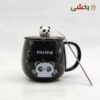تصویر کوچک ماگ درب دار سرامیکی طرح پاندا