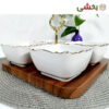 تصویر کوچک اردو خوری 4 خانه لمون مدل مربع موج