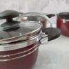تصویر کوچک سرویس 4 قابلمه گرانیتی مدل درب دار اوج