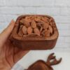 تصویر کوچک اردو خوری چوبی مدل شاخ گوزن 2 خانه