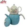 تصویر کوچک کتری و قوری لعابی