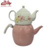 تصویر کوچک کتری و قوری لعابی