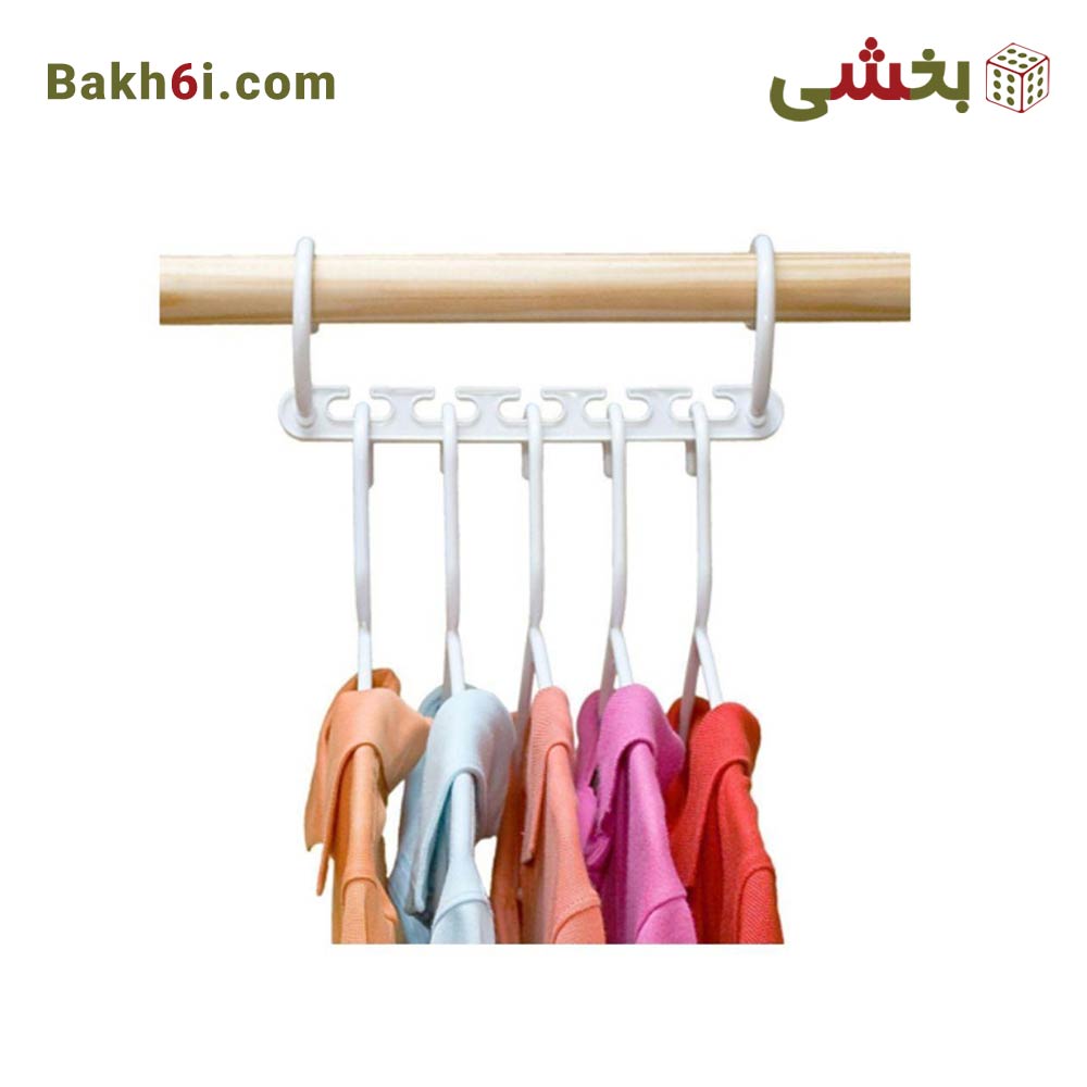آویز لباس (چوب لباسی) واندر هنگر بسته 6 عددی