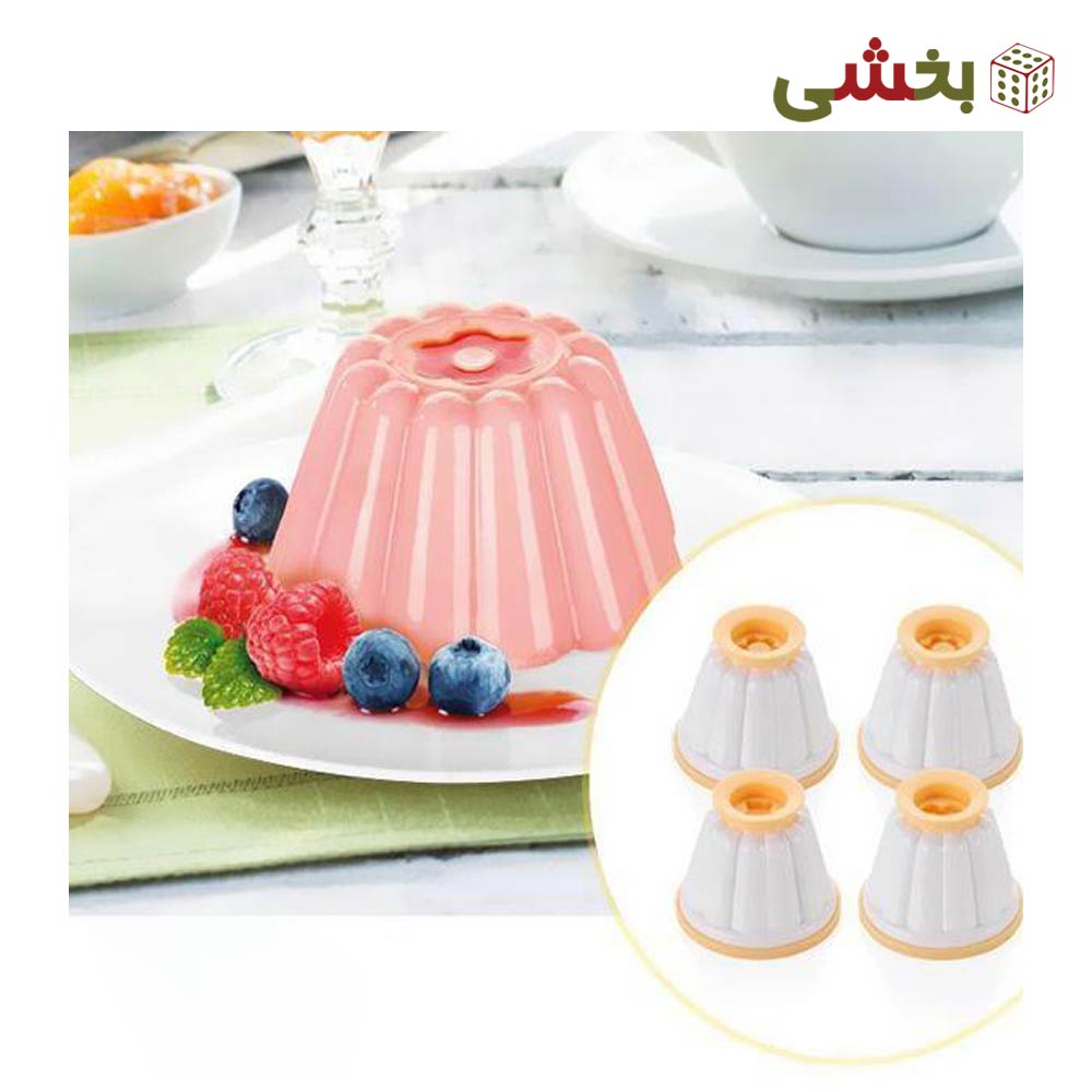 قالب ژله و کارامل 4 عددی مرسه