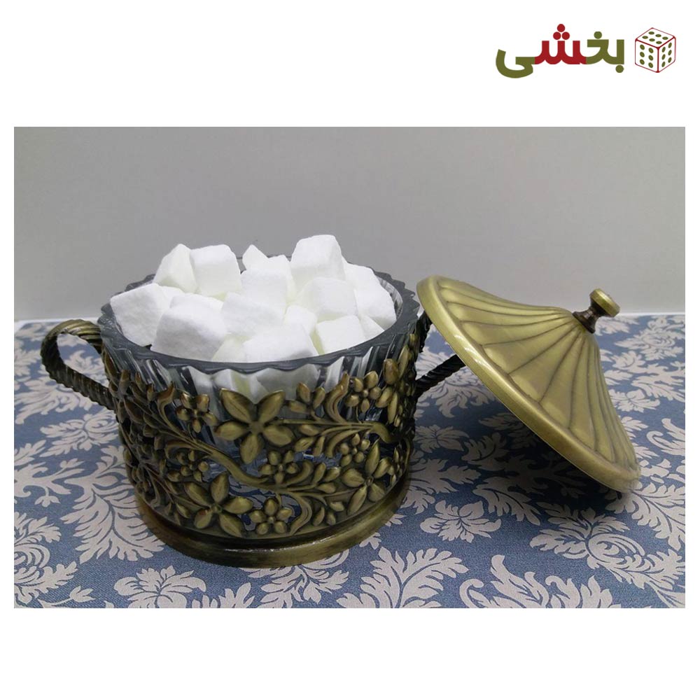 قندان آنتیک زمرد