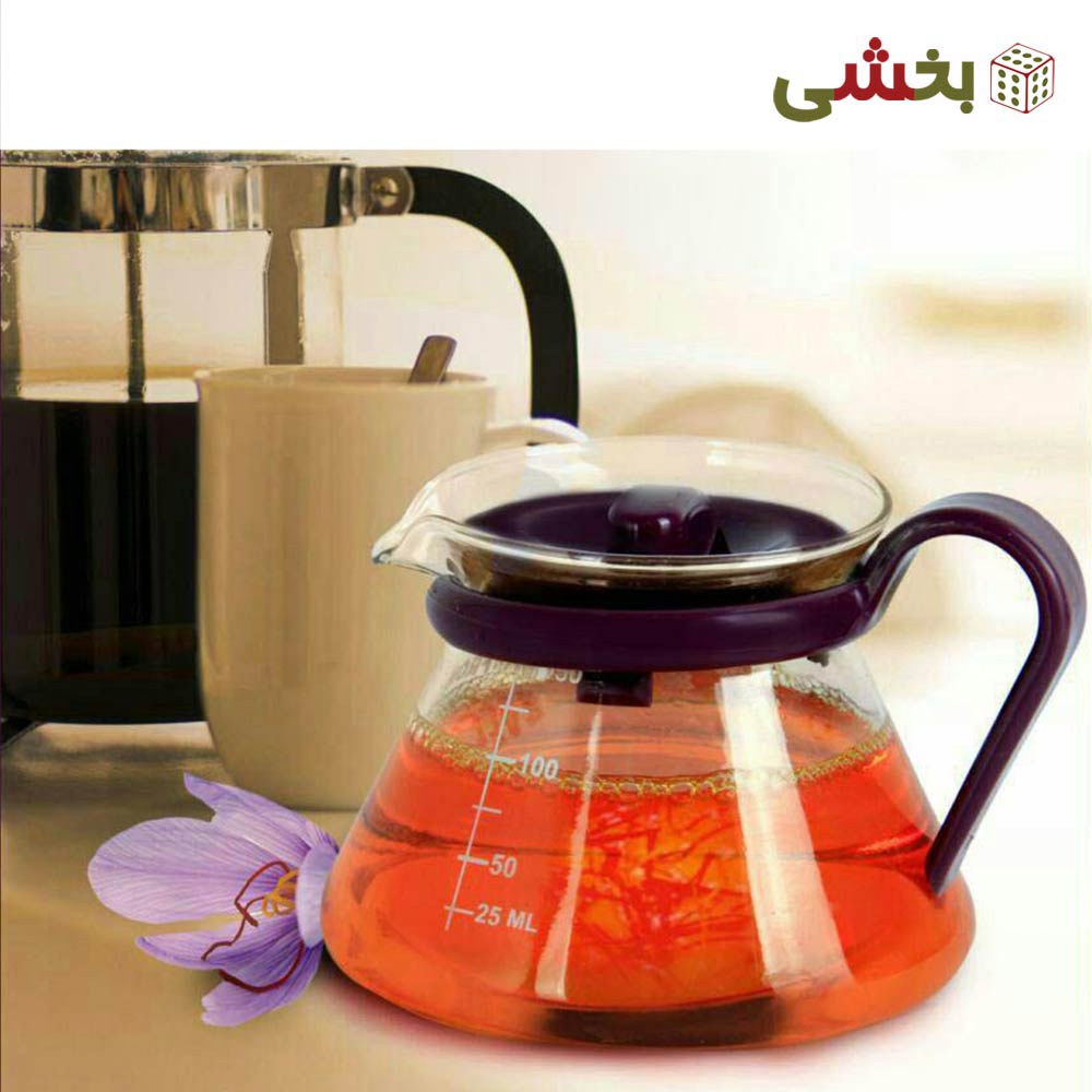 قوری زعفران پیرکس (کوچک)
