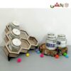 تصویر کوچک جا ادویه 6 تایی لانه زنبوری