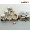 تصویر کوچک جا ادویه 6 تایی لانه زنبوری