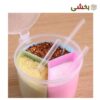 تصویر کوچک جا ادویه سه تایی دسته دار کاجین