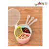 تصویر کوچک جا ادویه سه تایی دسته دار کاجین