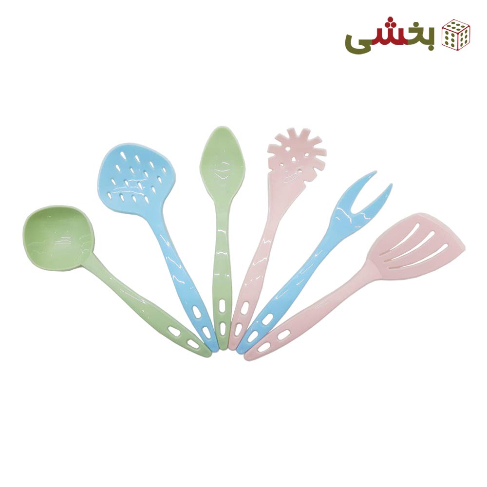 ست کفگیر و ملاقه 6 پارچه رجینا