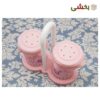 تصویر کوچک نمک پاش دوقلو استند دار رزمن