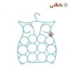 تصویر کوچک آویز شال و روسری مرسه طرح جغد