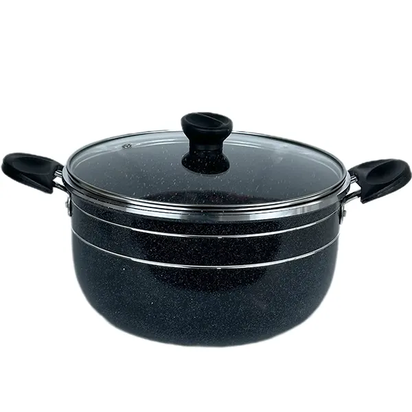 سرویس قابلمه گرانیتی 8 پارچه طرح چدن اوج
