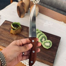 چاقو 5 اینچ دسته چوبی خنجری