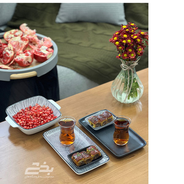 مزه خوری مستطیل بزرگ کد دنی هوم1368-60