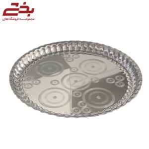 سینی استیل 50 انگشتی ساده