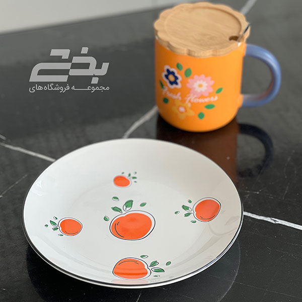 بشقاب طرح میوه یلدایی 6962 ph