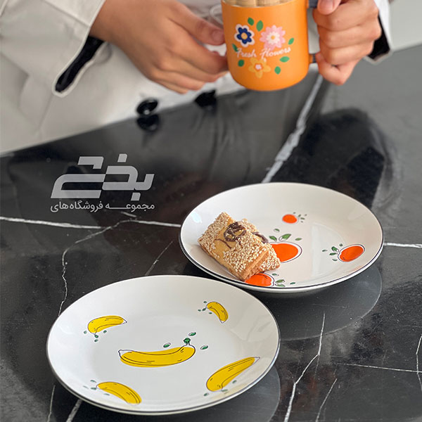 بشقاب طرح میوه یلدایی 6962 ph