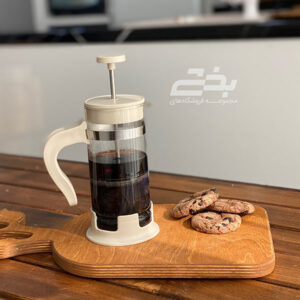فرنچ پرس دسته رنگی شفاف 350میل