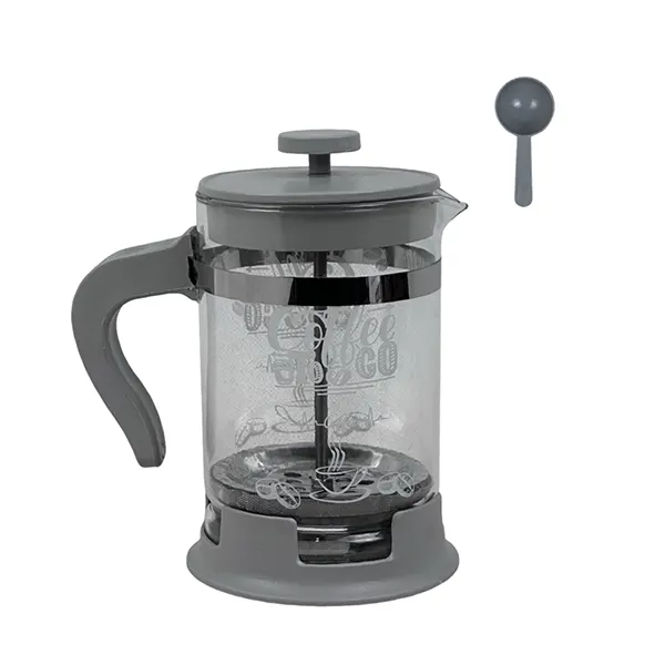 فرنچ پرس دسته رنگی چاپدار 650میل