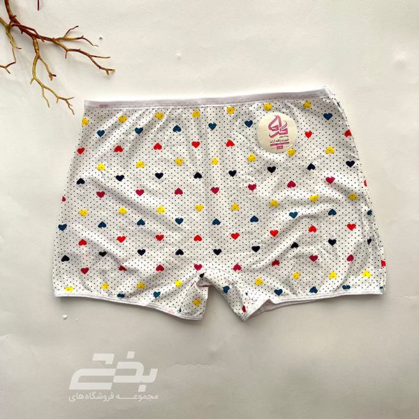 شورت نخی پادار چاپی2XL گراما